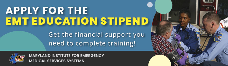 EMT Stipend Program banner